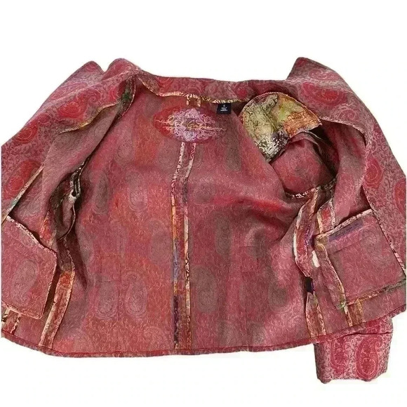 ROBERT GRAHAM BLAZER JACKET SIZE 6 NWOT - Picture 7 of 11